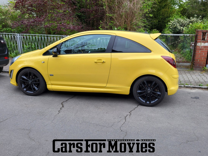 CarsForMovies | Opel Corsa D 1,4 Turbo 2014 Deutschland Gelb Schwarz Zivilfahrzeug Coupe DE - Berlin 7667 tuning